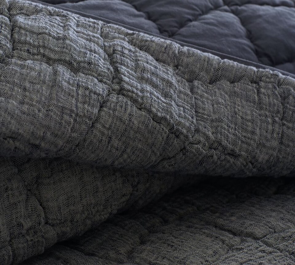 Cloud Linen Handcrafted Coverlet & Pillowcases Pottery Barn Australia